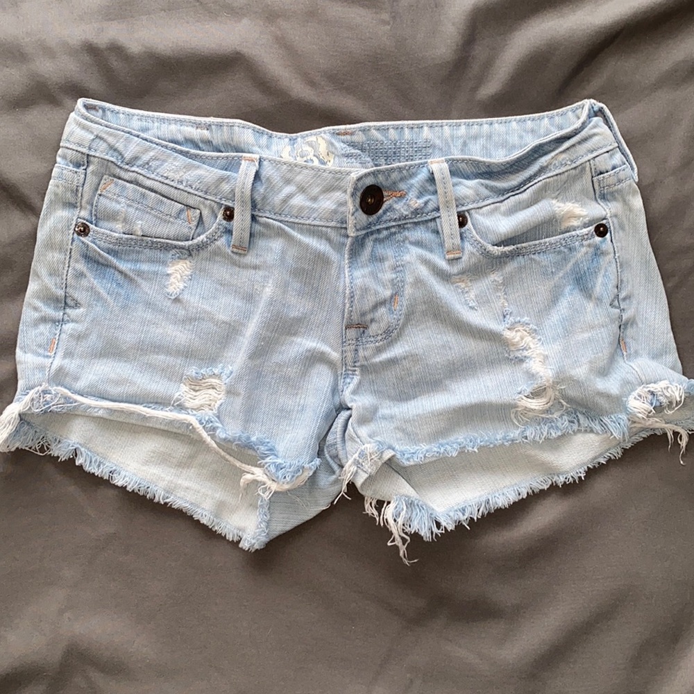 Bullhead cut off shorts light denim size 0